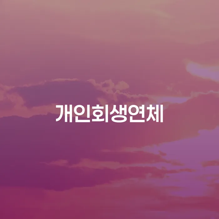 개인회생파산 빚청산 자세하게 알아보자