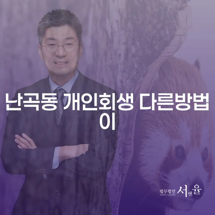 난곡동 개인회생 다른방법이
