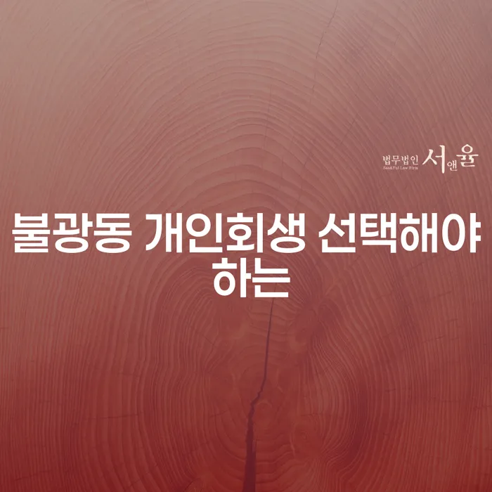 불광동 개인회생 선택해야 하는