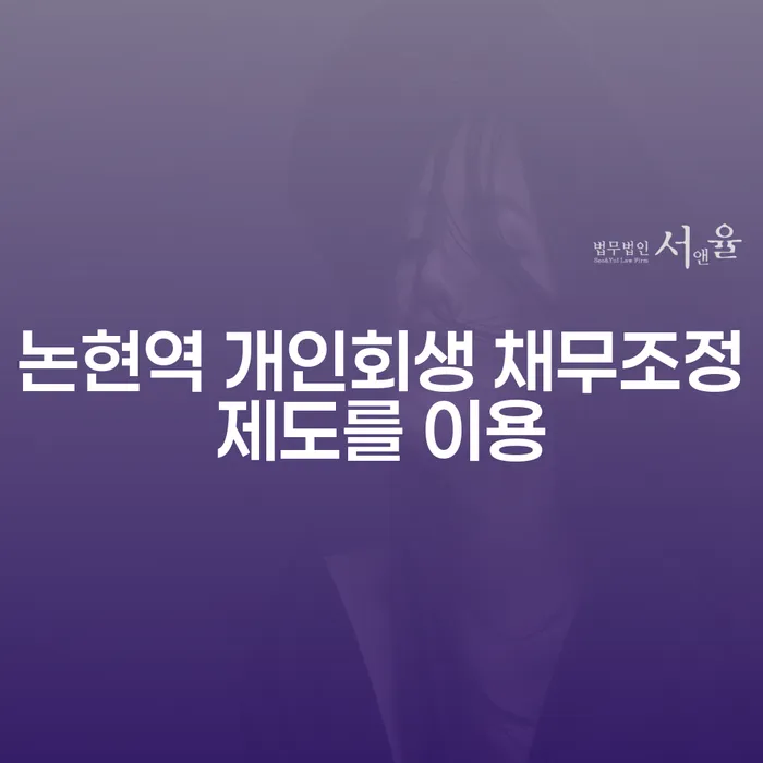 논현역 개인회생 채무조정제도를 이용