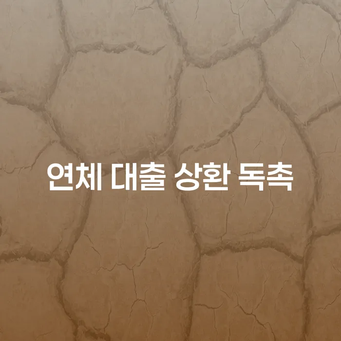 연체 대출 상환 독촉에 시달리고 계신가요? 해결책을 찾아보세요!
