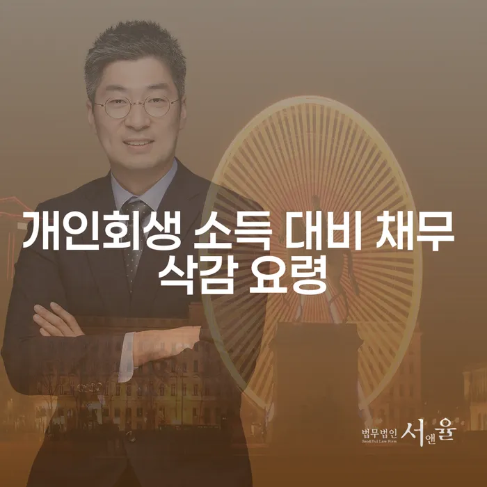 개인회생 소득 대비 채무 삭감 요령: 어떻게 시작해야 할까요?