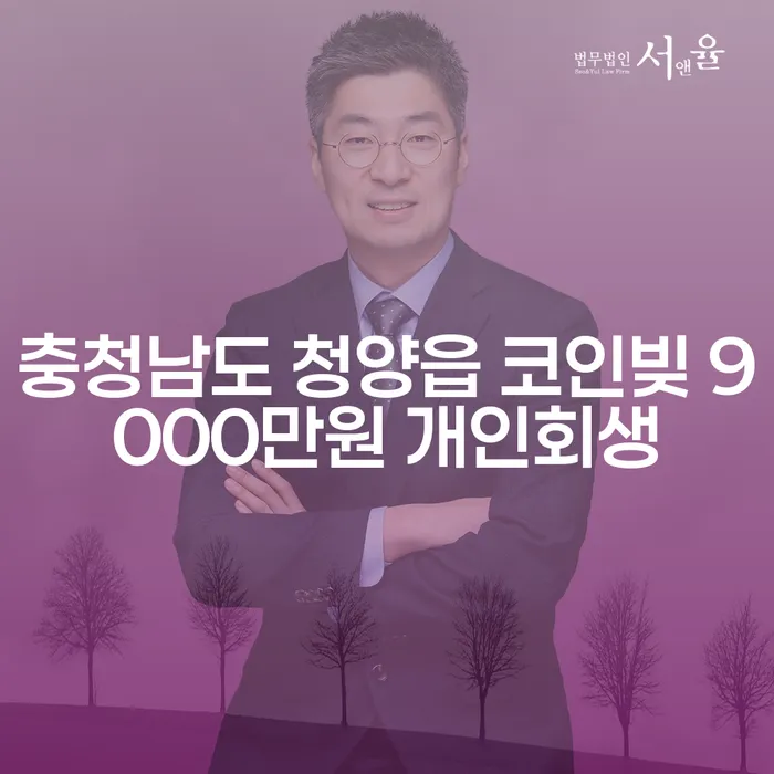 충청남도 청양읍에서 코인빚 9000만원, 대출 3000만원 개인회생을 고려해야 할 때